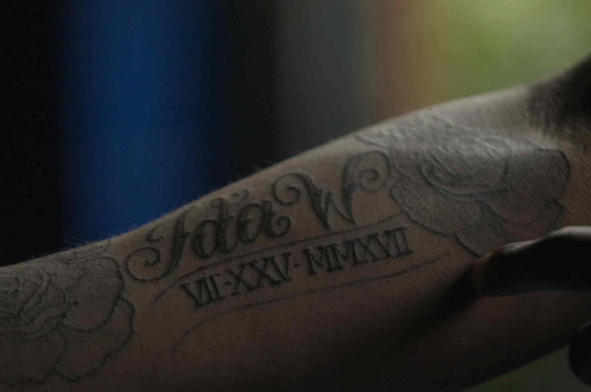 Dre Rhinehart's mother passed away on August 25, 2017. He got this tattoo in honor of her life and everything she taught him. "Everytime I see it I just think about her. Think about all of our memories... what she wanted me to do," Rhinehart said. | 05.16.2018