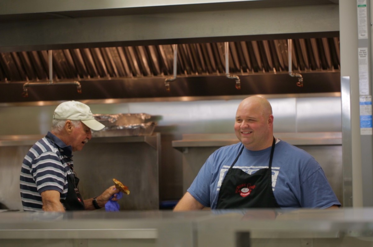 Ledford frequently volunteers at Hickory Soup Kitchen, which served 300 people in need of a meal on Tuesday, May 15. His favorite thing to do while volunteering is the dishes.