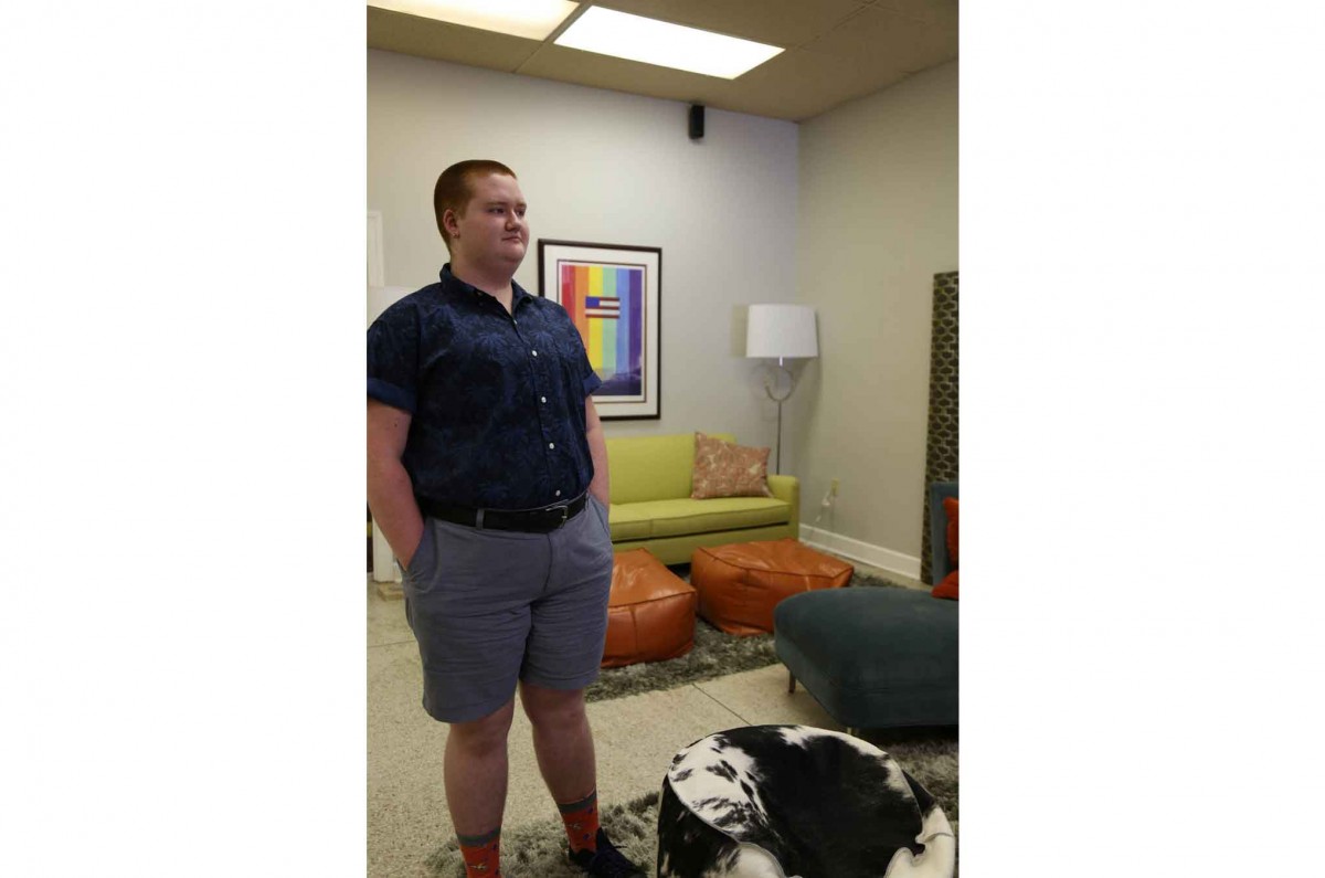 Theo Barklage stands in the OUTright Youth space, which has become an anonymous safe
space for many LGBTQ+ youth in the area. Theo says, “Just because something’s legal, doesn’t
mean it’s accepted or encouraged. It’s pretty dangerous to be queer, especially in the south.”
For many of the youth, OUTright is the only space where they are able to be authentically
themselves without fear of disapproval, bullying, or even physical violence. Because of these
threats, as well as the fear of being ostracized by their families, many of the youth are not able
to be out in their schools or to their families. At OUTright, they can safely explore their
identities, meet LGBTQ+ friends, talk to counselors, and get the support they need.