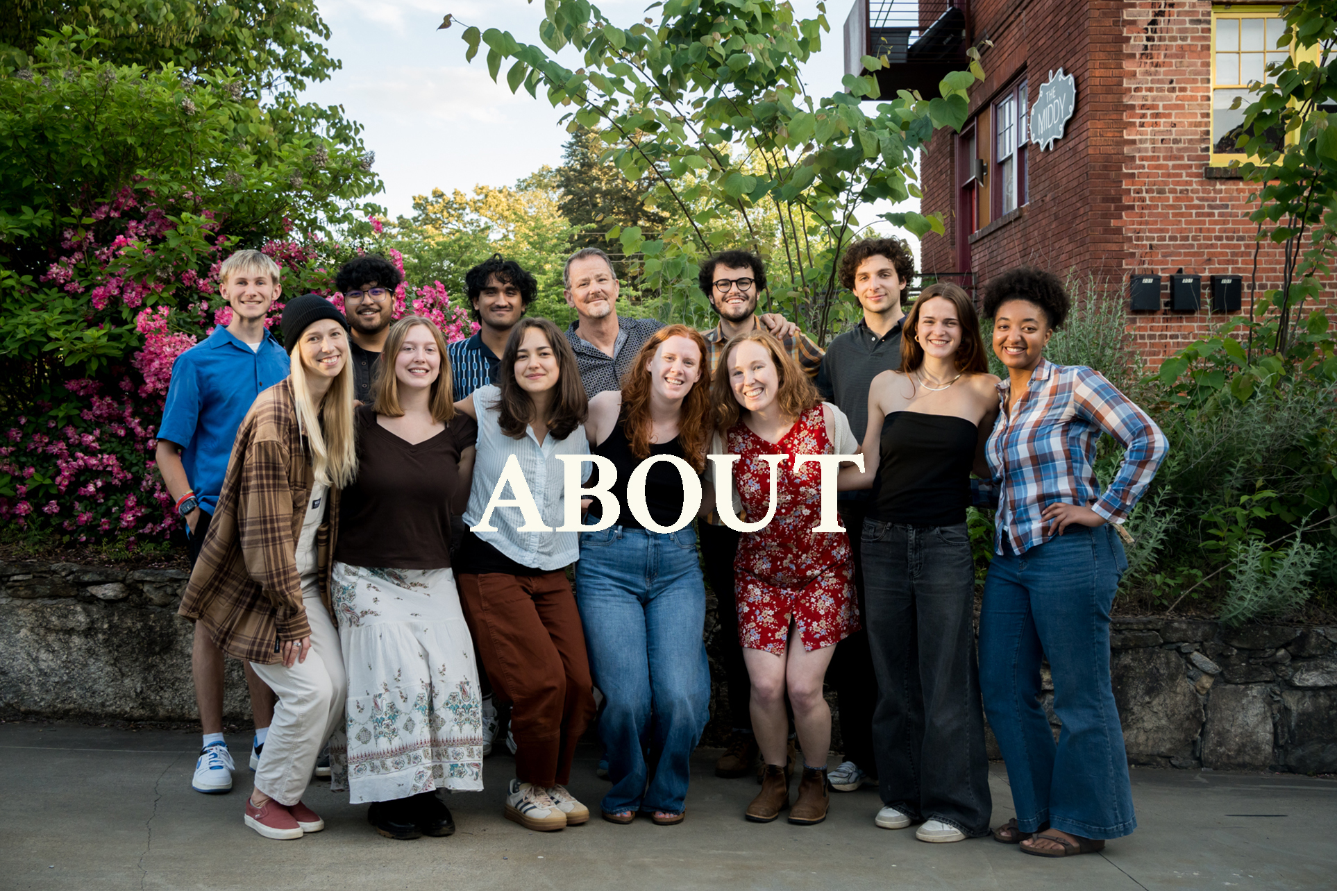 CPJW 2025 team photo with "About" text overlayed