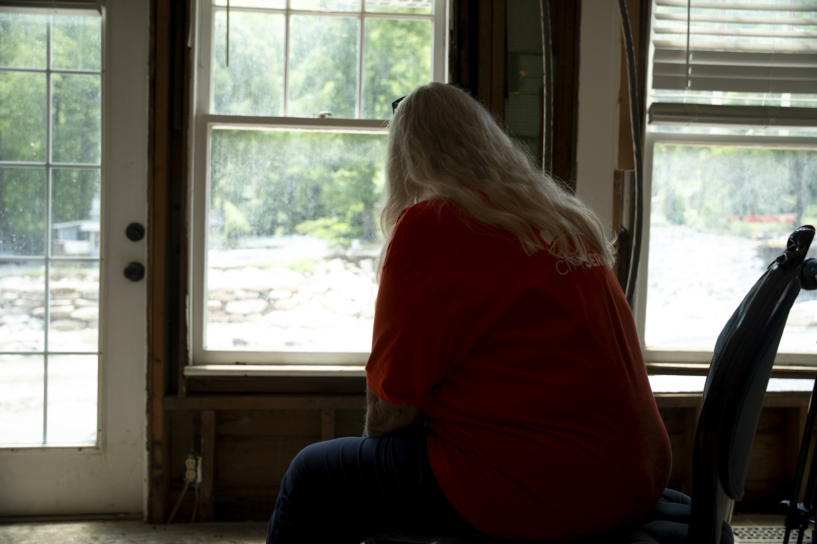 Schneider has been working in the town of Chimney Rock, NC, in the wake of Hurricane Helene.