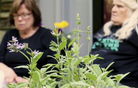 "It's the town that gets you through," said Schneider. The work she finds most valuable is connecting with the people of Chimney Rock.