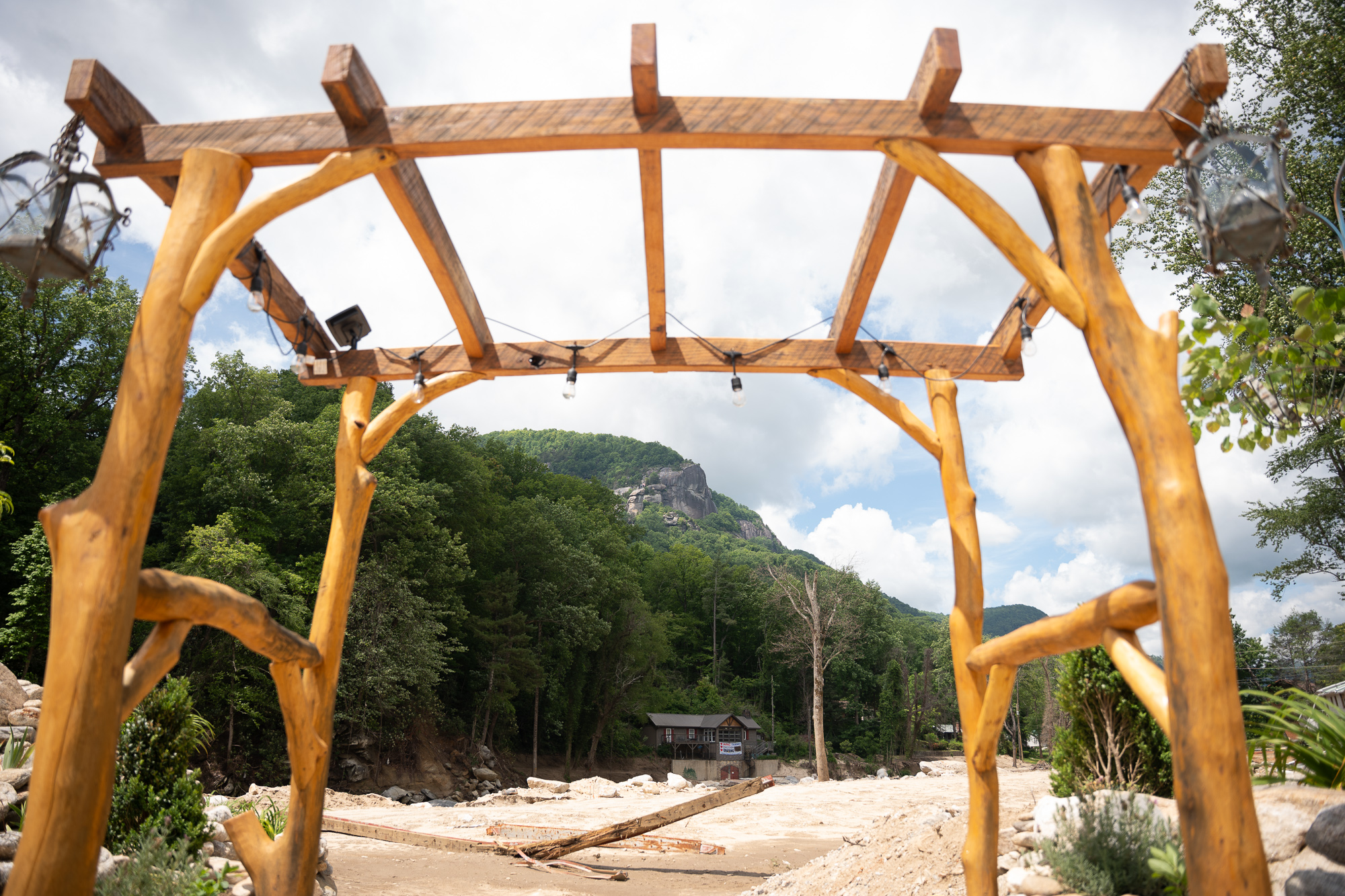 Arch at Chimney Rock Arch at Chimney Rock to represent restoration after Hurricane Helene.