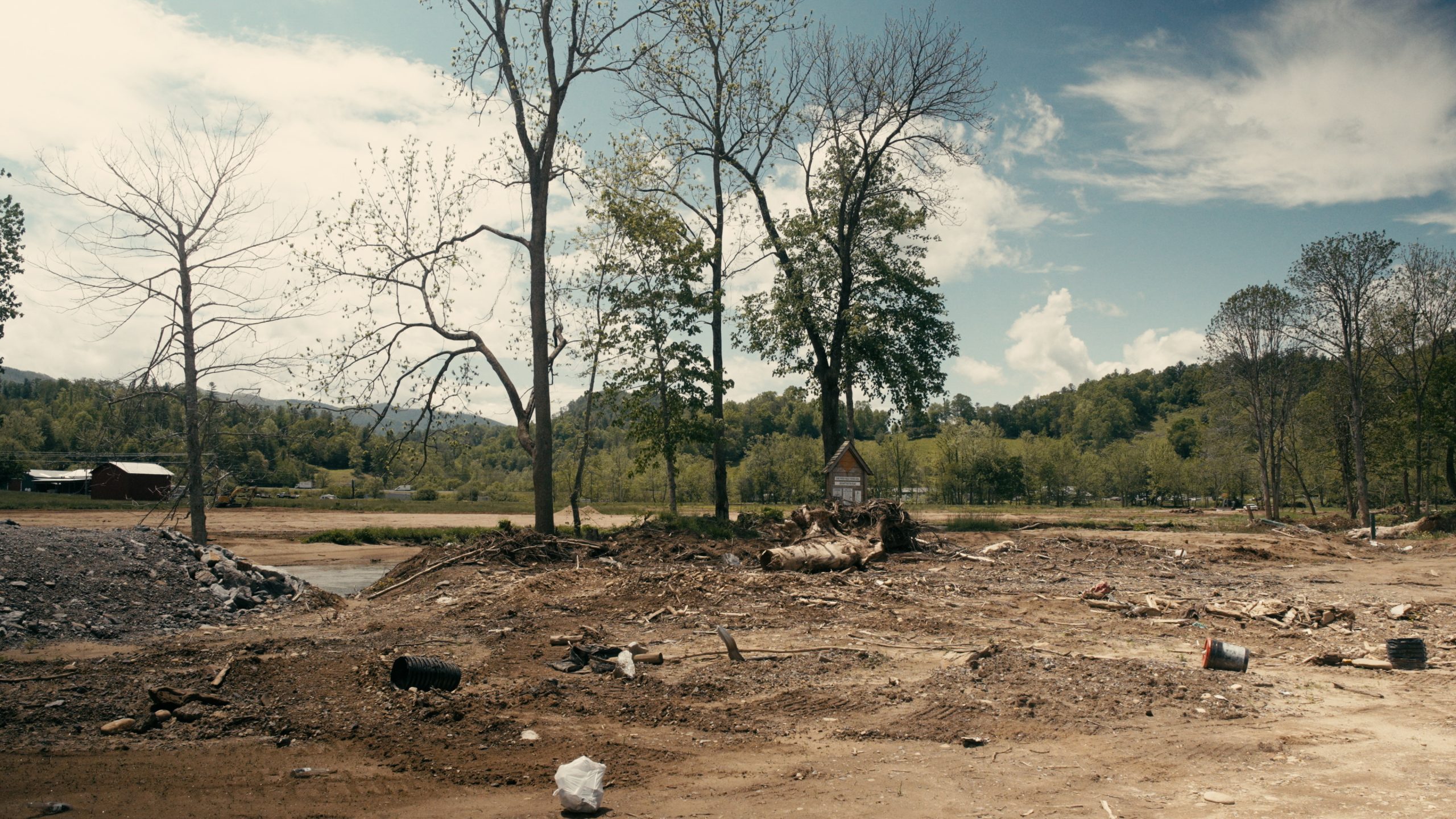 "This is where the kids playground was.” The flood leveled the Cane River Park where her family would come to every week.